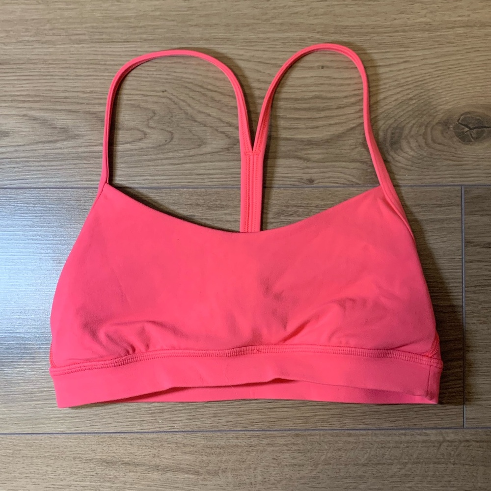 hot pink lululemon nulu sports bra